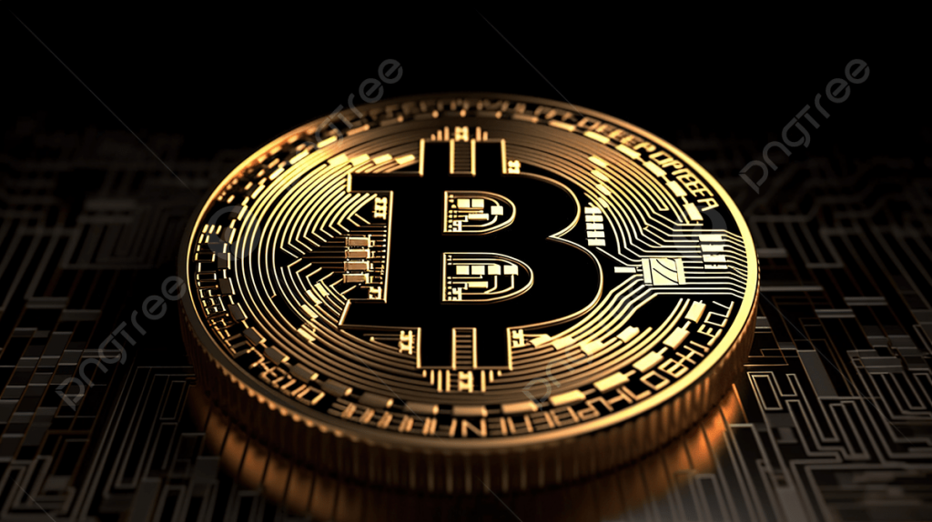 Bitcoin Cryptocurrency 3d Image Background, 3d Illustration Of ...